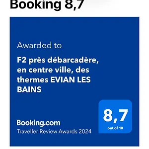 F2 Près Débarcadère, En Centre Ville, Des Thermes Les Bains Appartement